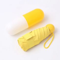 Mini Pocket Folding Women 5 Fold Capsule Umbrella