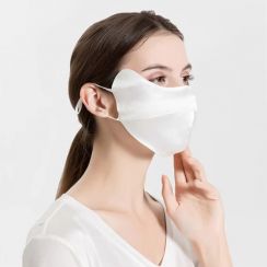 100% Silk Summer Sun UV Protection Face Mask