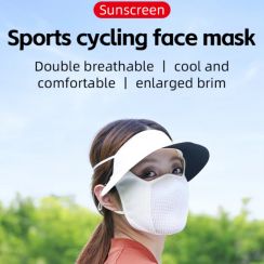 Summer Full Face Sun Protection Mask with Brim
