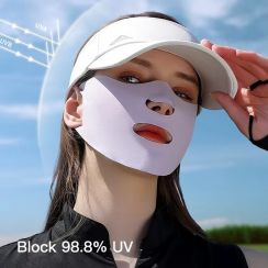 Sunscreen Ice Silk UV Breathable Summer Thin Maskes